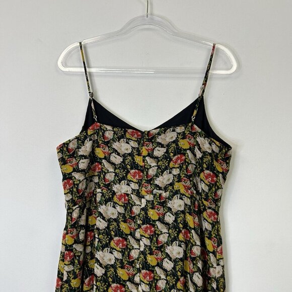 J Crew Tiered Maxi Dress Womens Size 14 Floral Sleeveless - Picture 7 of 10